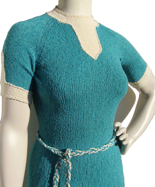 Vintage 1950s Hand Made Dress