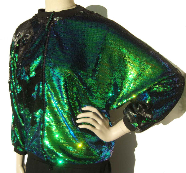 Green Bomber Jacket - Metro Retro Vintage