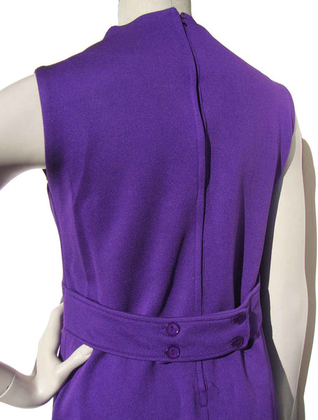 Mod Purple Mini Dress