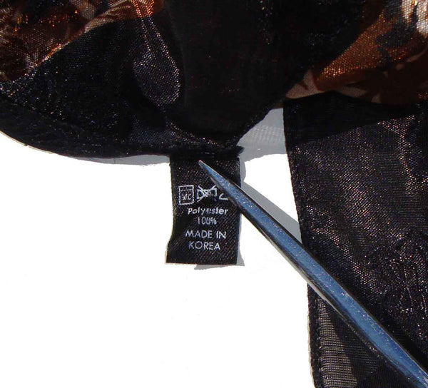 Made in Korea Scarf Label