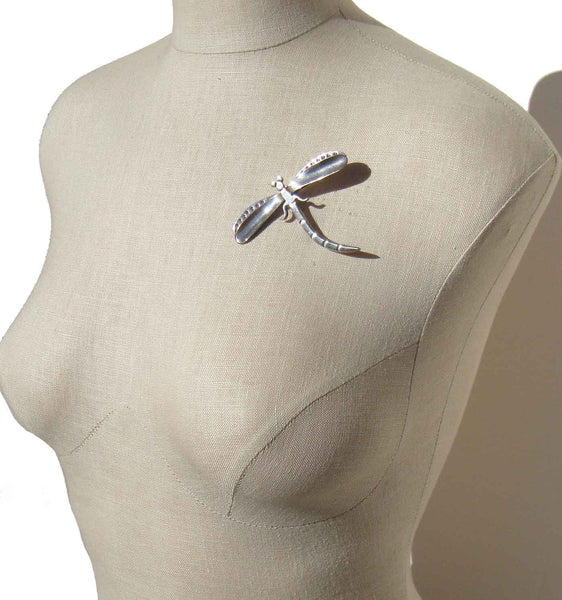 Fer's Taxco Sterling Insect Brooch
