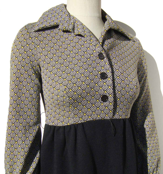 Vintage 1970s Brenner Couture Dress