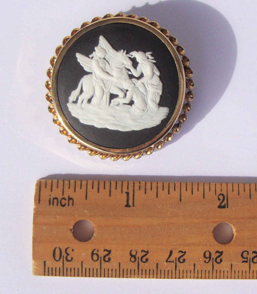 Metro Retro Vintage NeoClassical Brooch