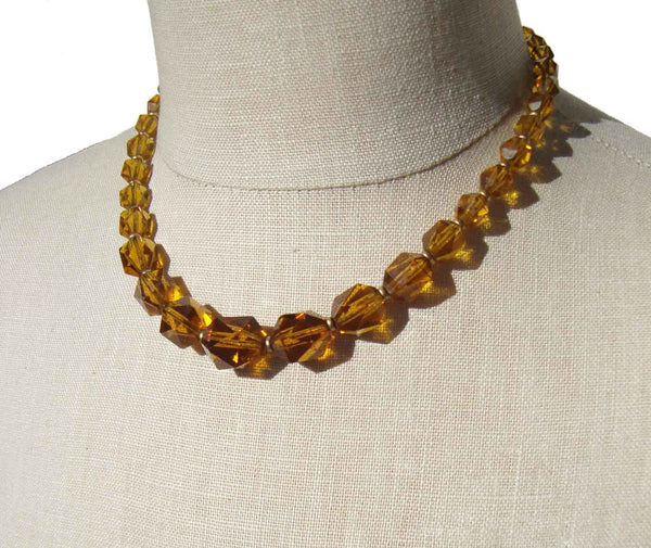 Antique Bohemian Crystal Beads