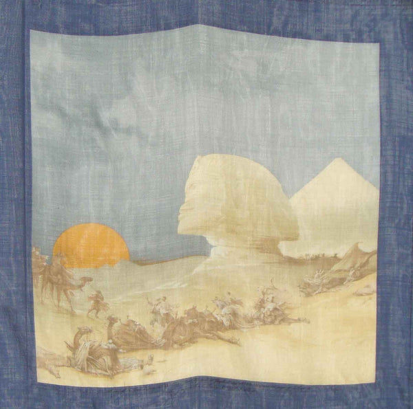 Burberry's Silk Scarf Sphinx of Giza