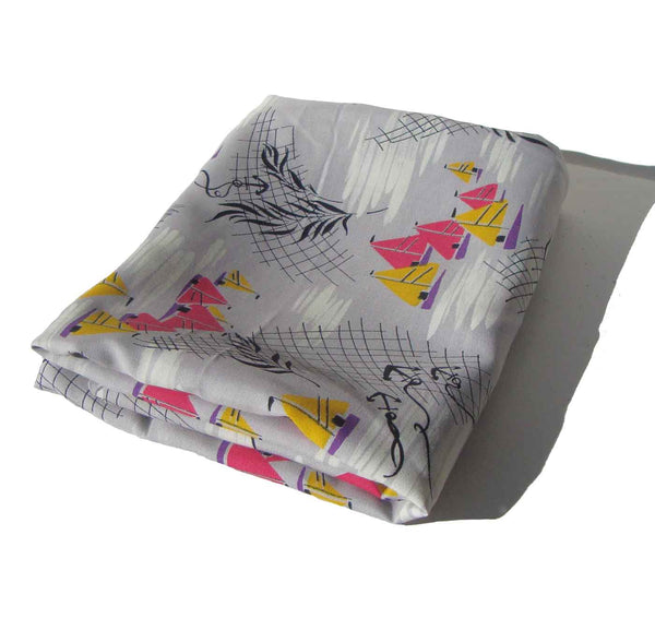 Art Deco Rayon Fabric Material