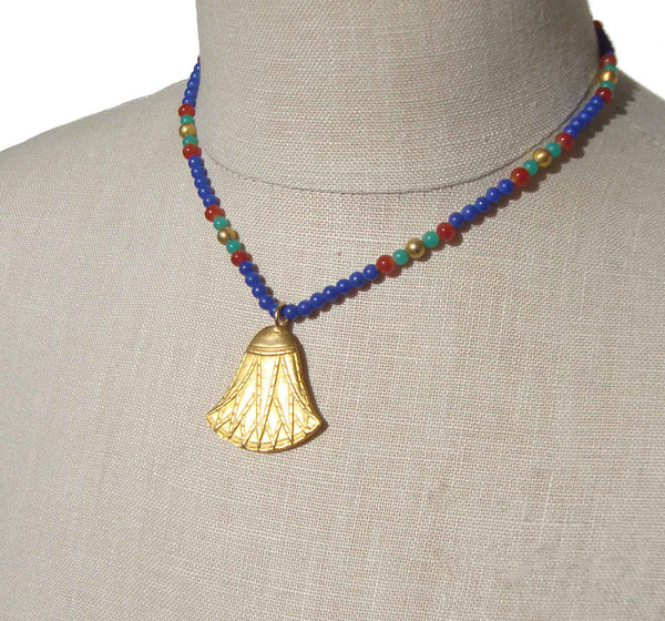 KJL Egyptian Revival Necklace - Metro Retro Vintage