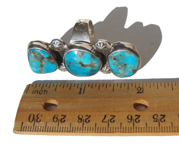 Vintage Indian Turquoise Ring - Chimney Butte