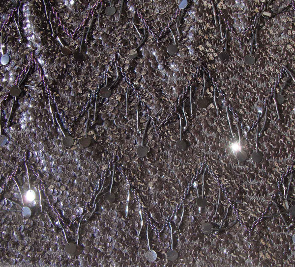 1960s Black Sequin Top - Metro Retro Vintage