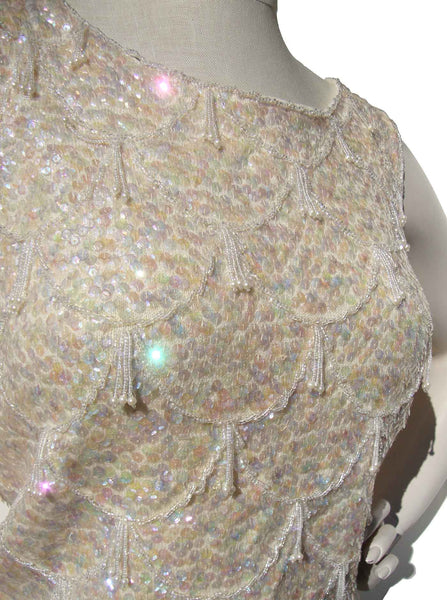 Vintage Beads & Sequins Top