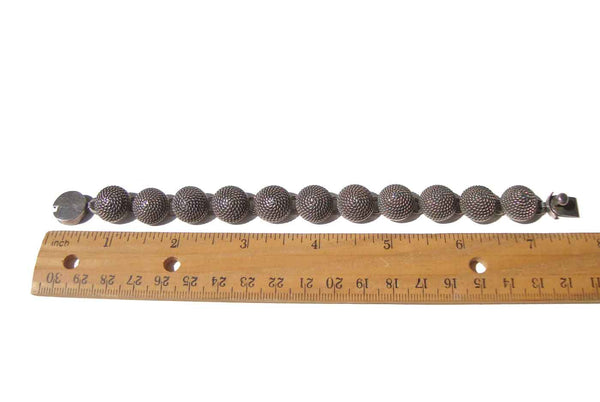 Modernist Taxco Button Bracelet
