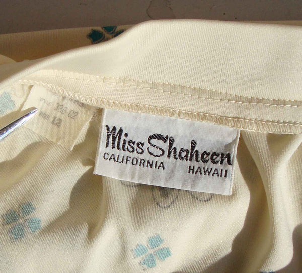 Vintage Miss Shaheen Label
