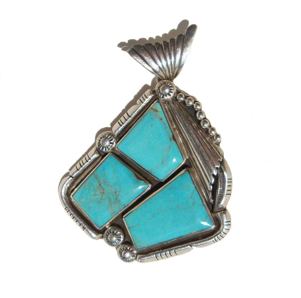 Metro Retro Vintage Navajo Indian Pendant