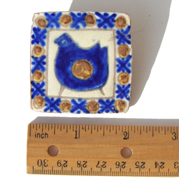 Vintage Enameled Brooch by Karin Aase Denmark