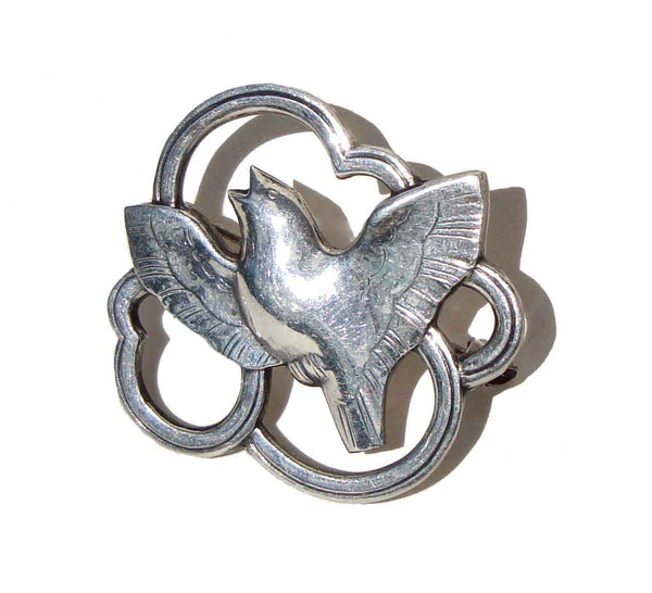 Vintage Danish Skonvirke Modernist Brooch