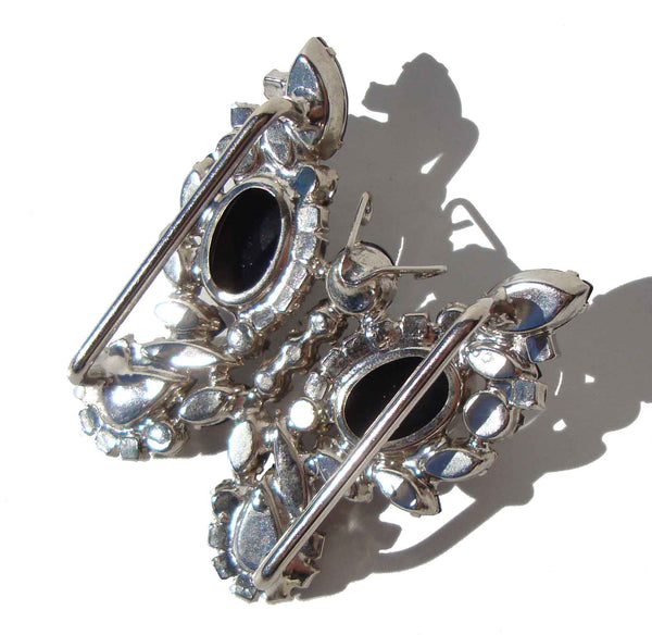 Back of Vintage Juliana Butterfly Belt Buckle DeLizza & Elster Novelty Insect