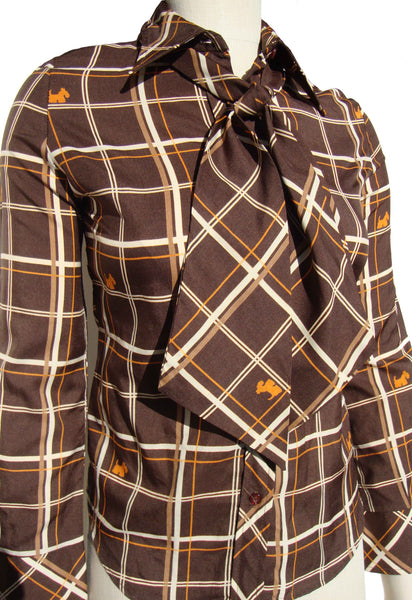 Scotty Dog Blouse - Metro Retro Vintage