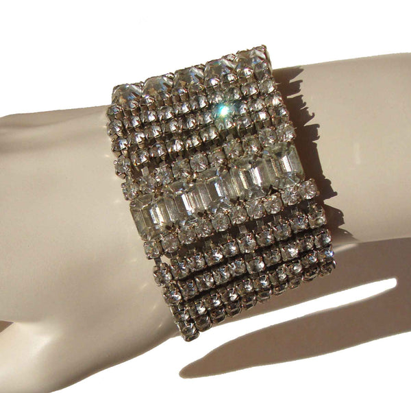 1930s Art Deco Rhinestone Bracelet