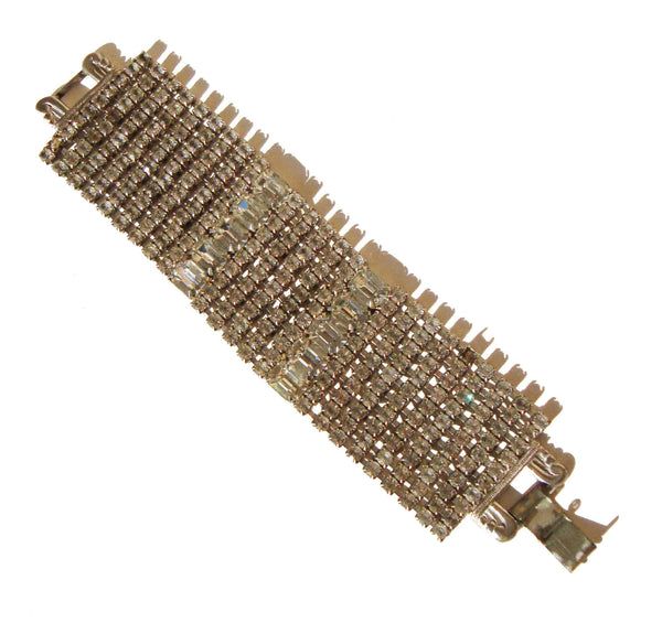 Art Deco rhinestone bracelet