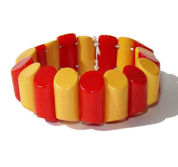 Vintage 40s Bakelite Stretch Bracelet