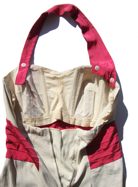 1950s Halter Swimsuit with Bra