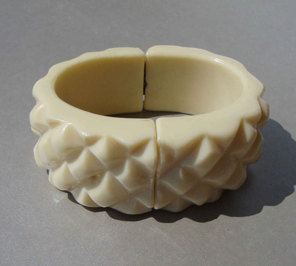 Art Deco Clamper Bracelet - Metro Retro Vintage