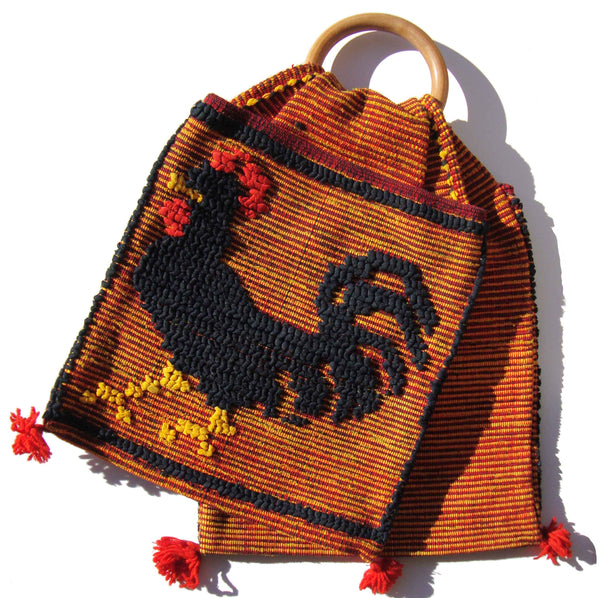70s Rooster Saddlebag Bag