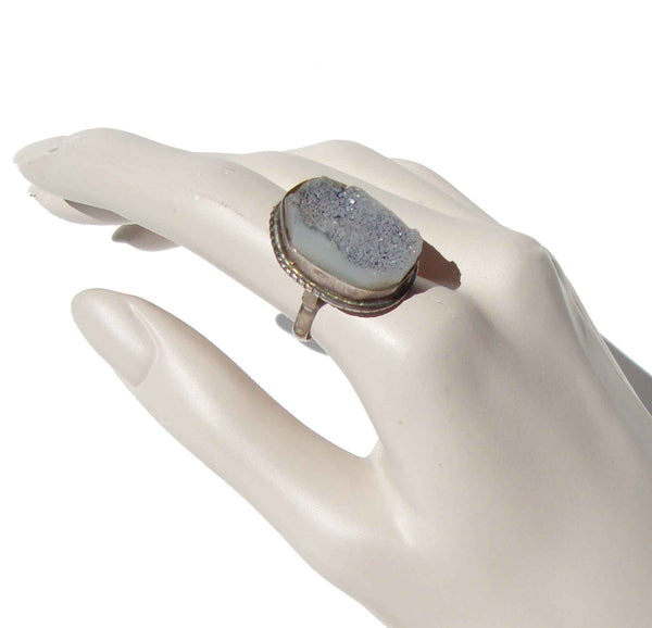 Vintage Raw Crystal Ring