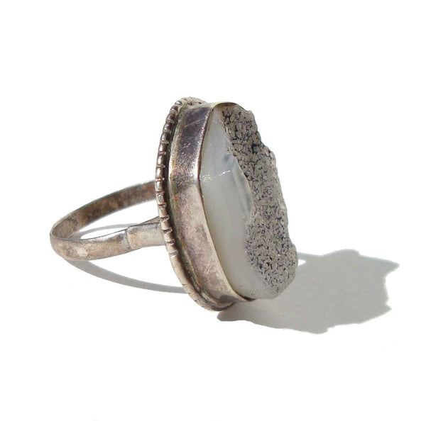 Vintage Quartz Crystal Ring