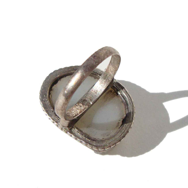 Quartz and Sterling Silver Ring