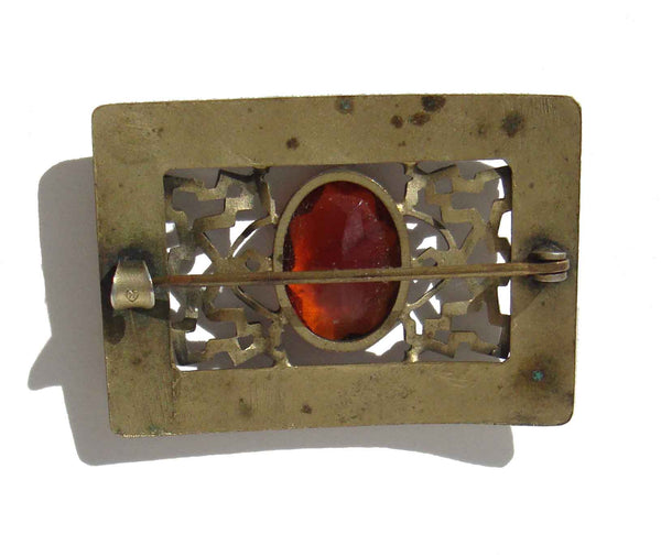 Vintage Czech Brooch