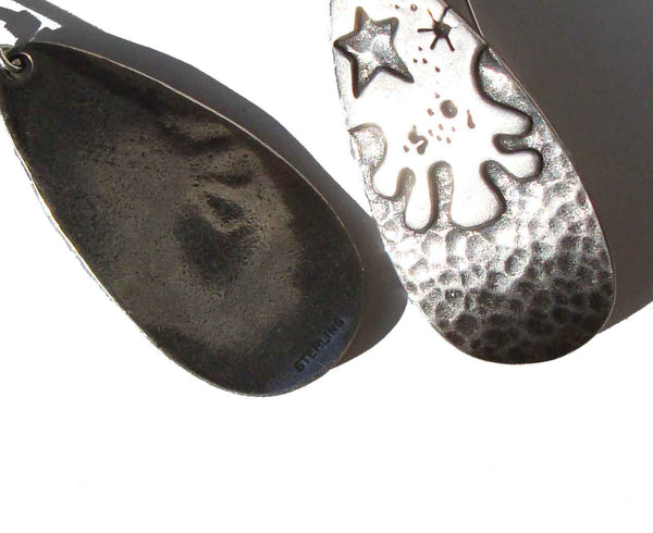 Vintage Hand Hammered Earrings
