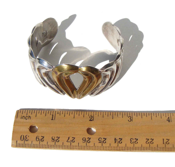 Taxco Mixed Metals Bracelet - Metro Retro Vintage