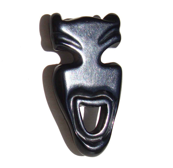 Vintage Carved Bakelite Button