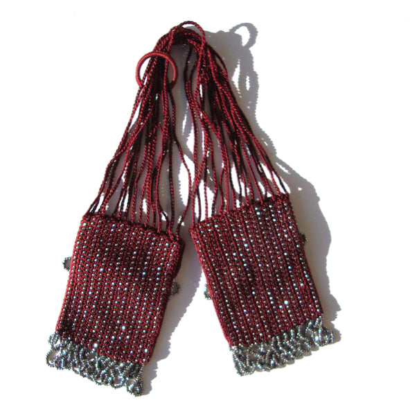 Antique Beaded Reticule - Metro Retro Vintage