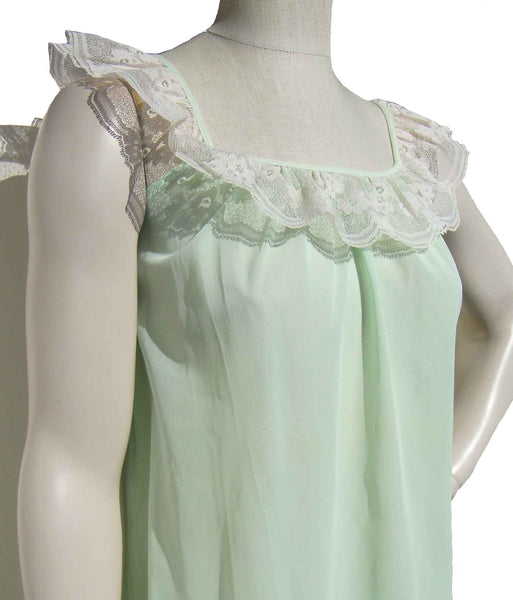 70s Nylon Nightgown - Metro Retro Vintage