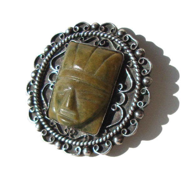 40s Taxco 980 Silver Brooch - Metro Retro Vintage