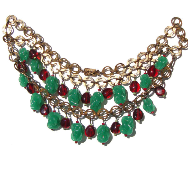 30s Louis Rousselet Necklace - Metro Retro Vintage