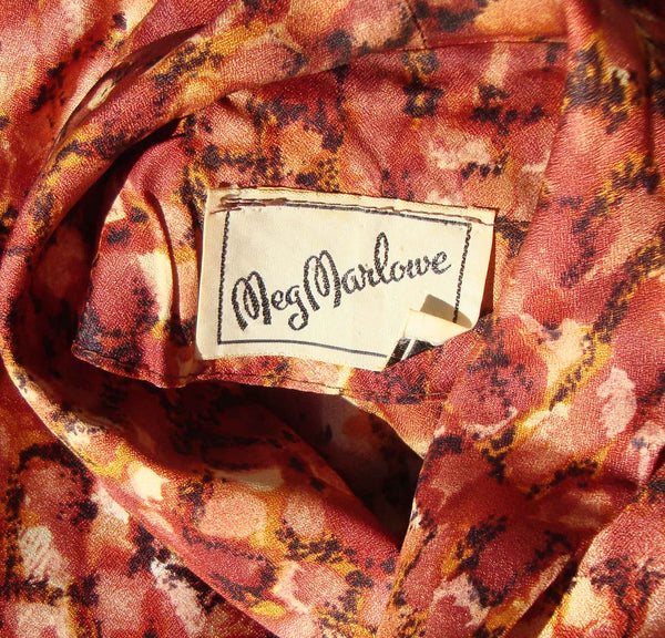 Vintage Meg Marlowe Label
