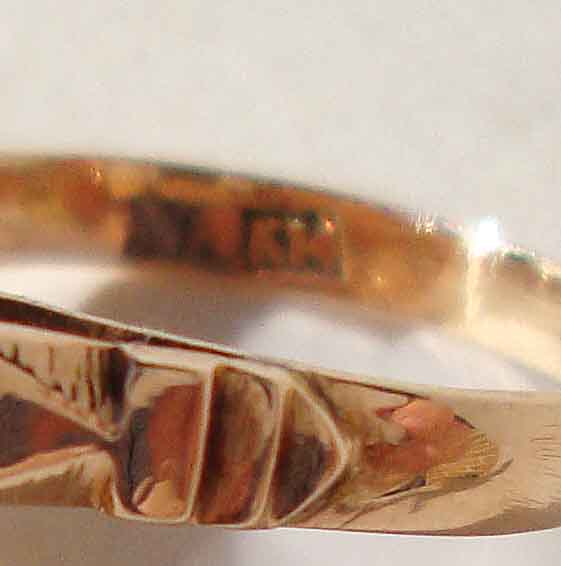 K14 Mark on Vintage Ring
