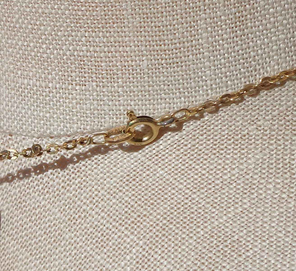14K Gold 5 Station Necklace - Metro Retro Vintage