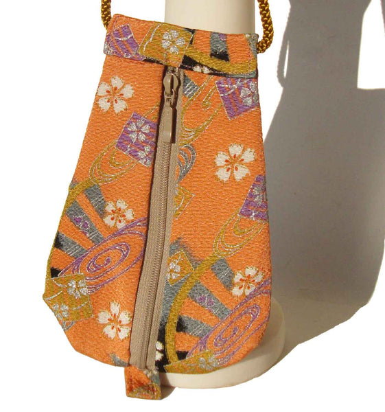 Vintage Japanese Chirimen Silk Pouch