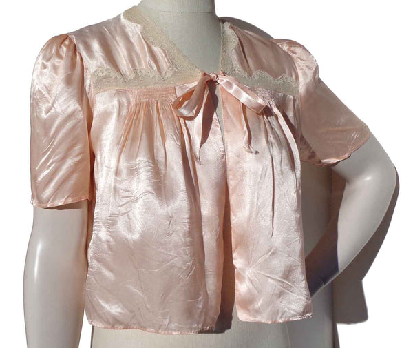 Art Deco Bed Jacket Lingerie