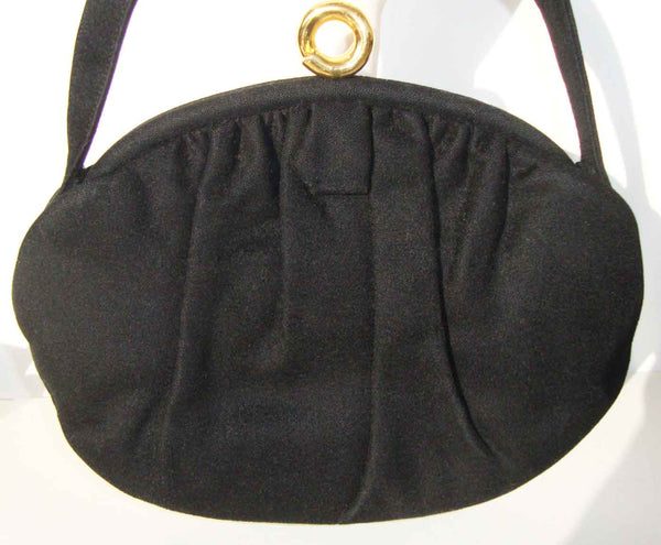 Vintage 50s Black Cocktail Bag