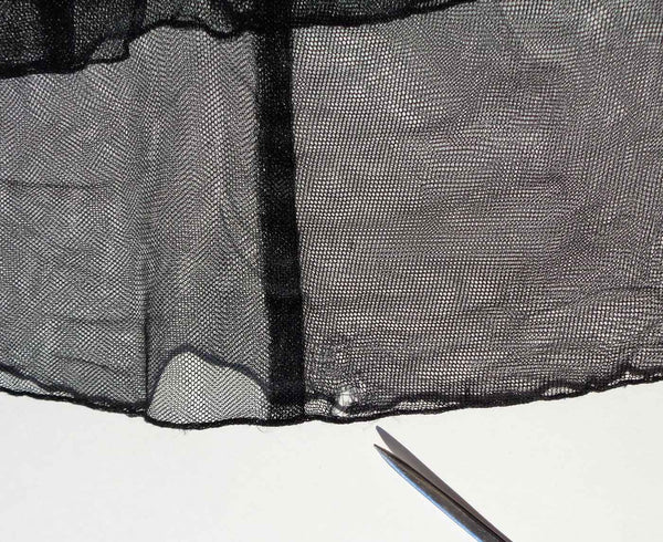 Vintage Black Tulle