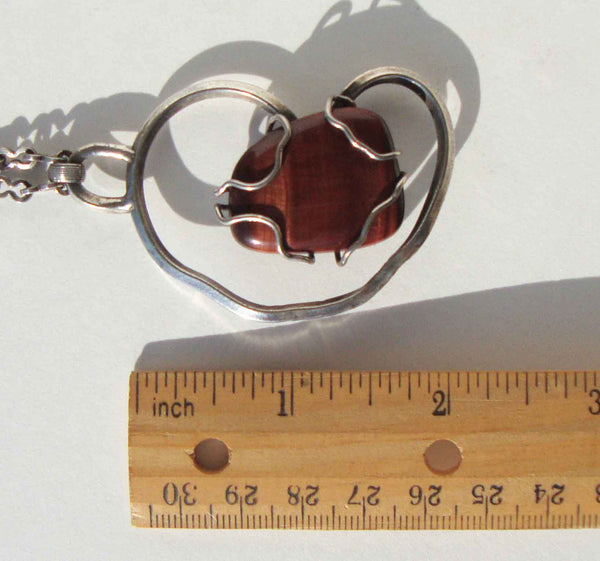 Vintage Wrapped Stone Necklace