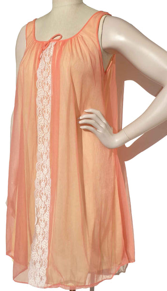 50s Two Tone Nightgown - Metro Retro Vintage