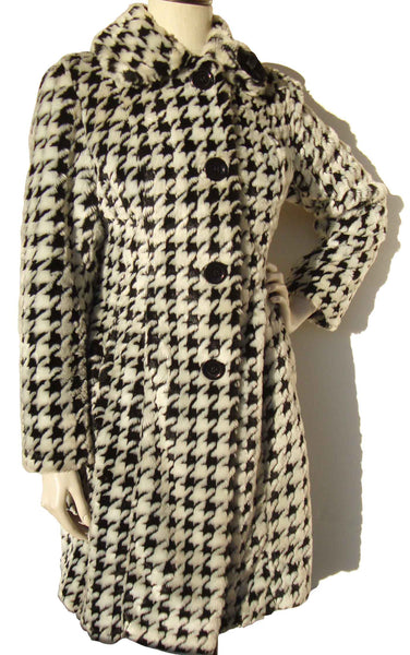 Vintage Houndstooth Coat
