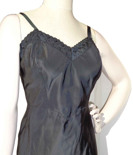 Barbizon Black Dress Slip - Metro Retro Vintage