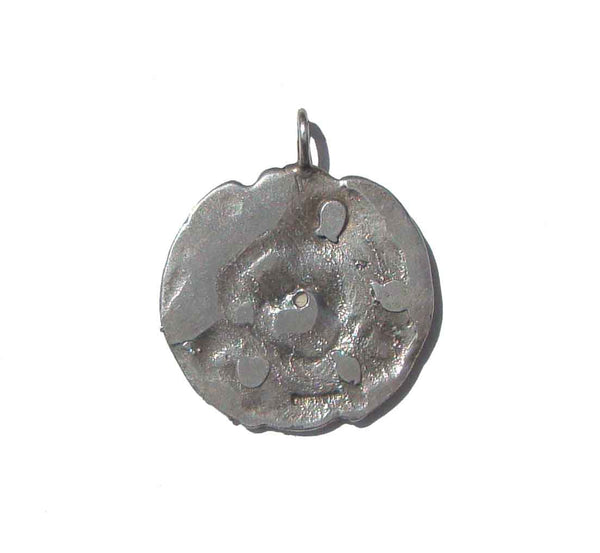 Back of Art Nouveau Pendant